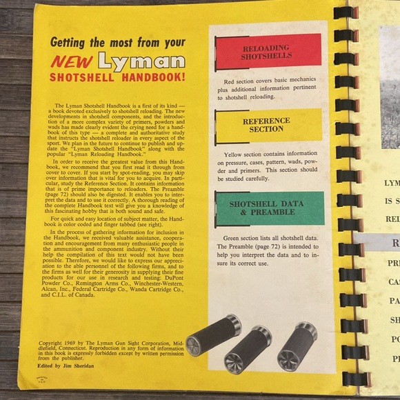 Lyman First Complete Edition Shotshell Handbook - Picture 3 of 9